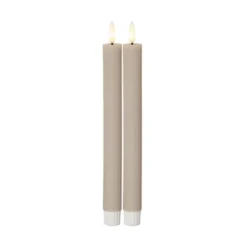 Antikljus LED 2-Pack Beige