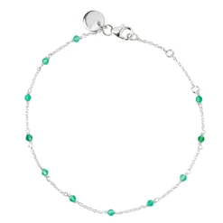 Armband Santa Monica Grön silver
