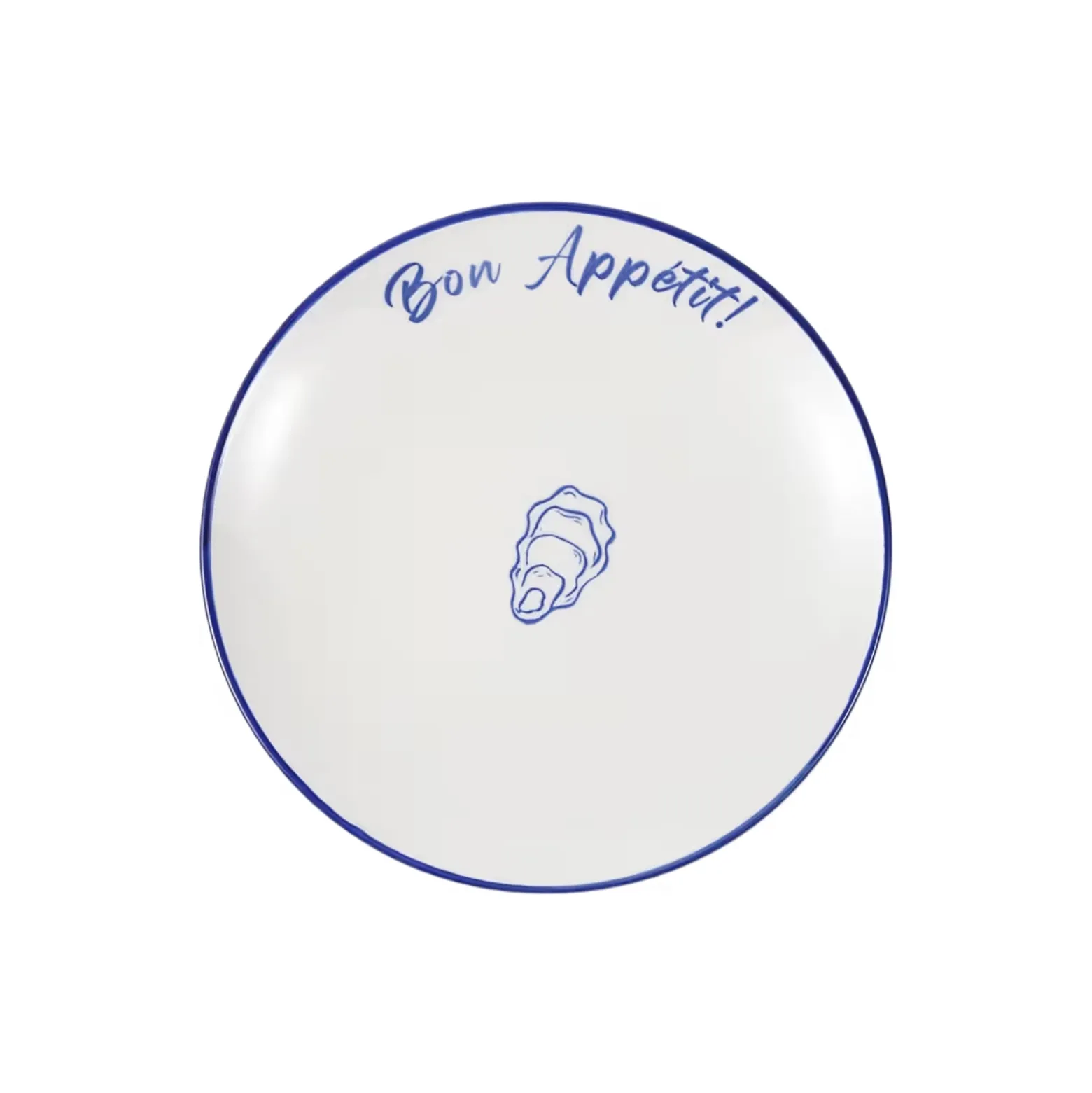 Assiette Parisa Bon appetit 19 cm vit/blå