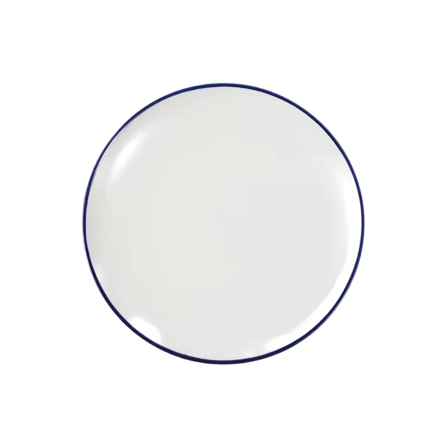 Assiette Parisa 19cm Bom vit/blå