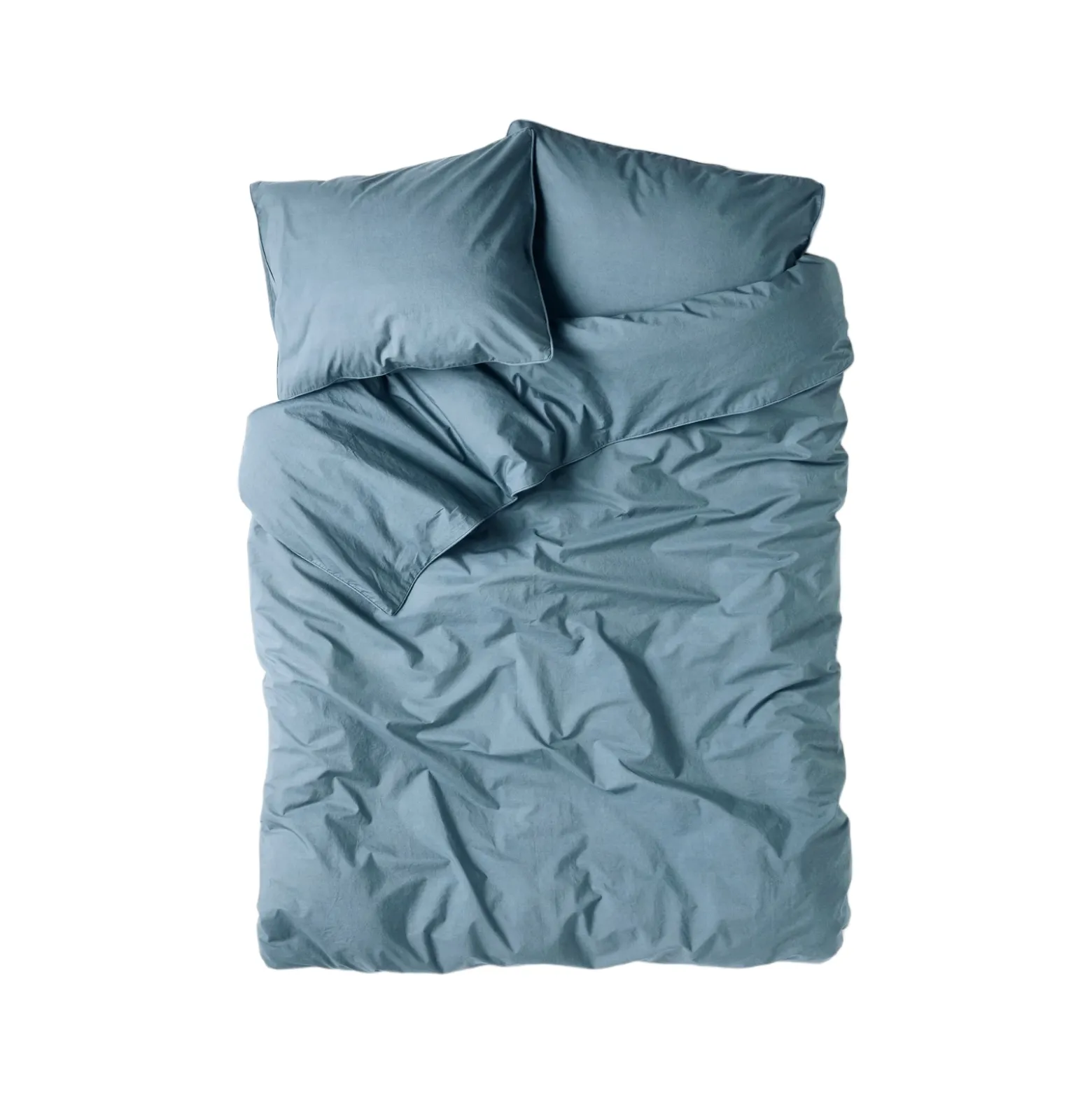 Bäddset Vide Percale 220x210cm Blå