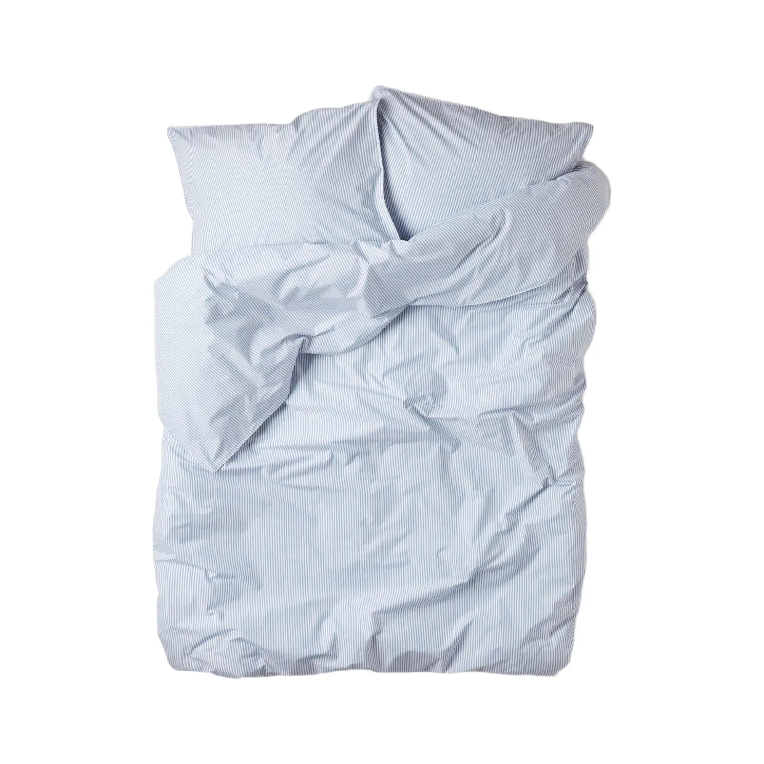 Bäddset Vide Percale 220x210cm Blå/Vit