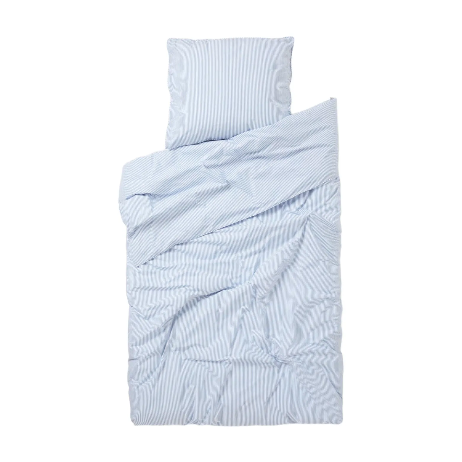 Bäddset Vide Percale 150x210cm Blå/Vit