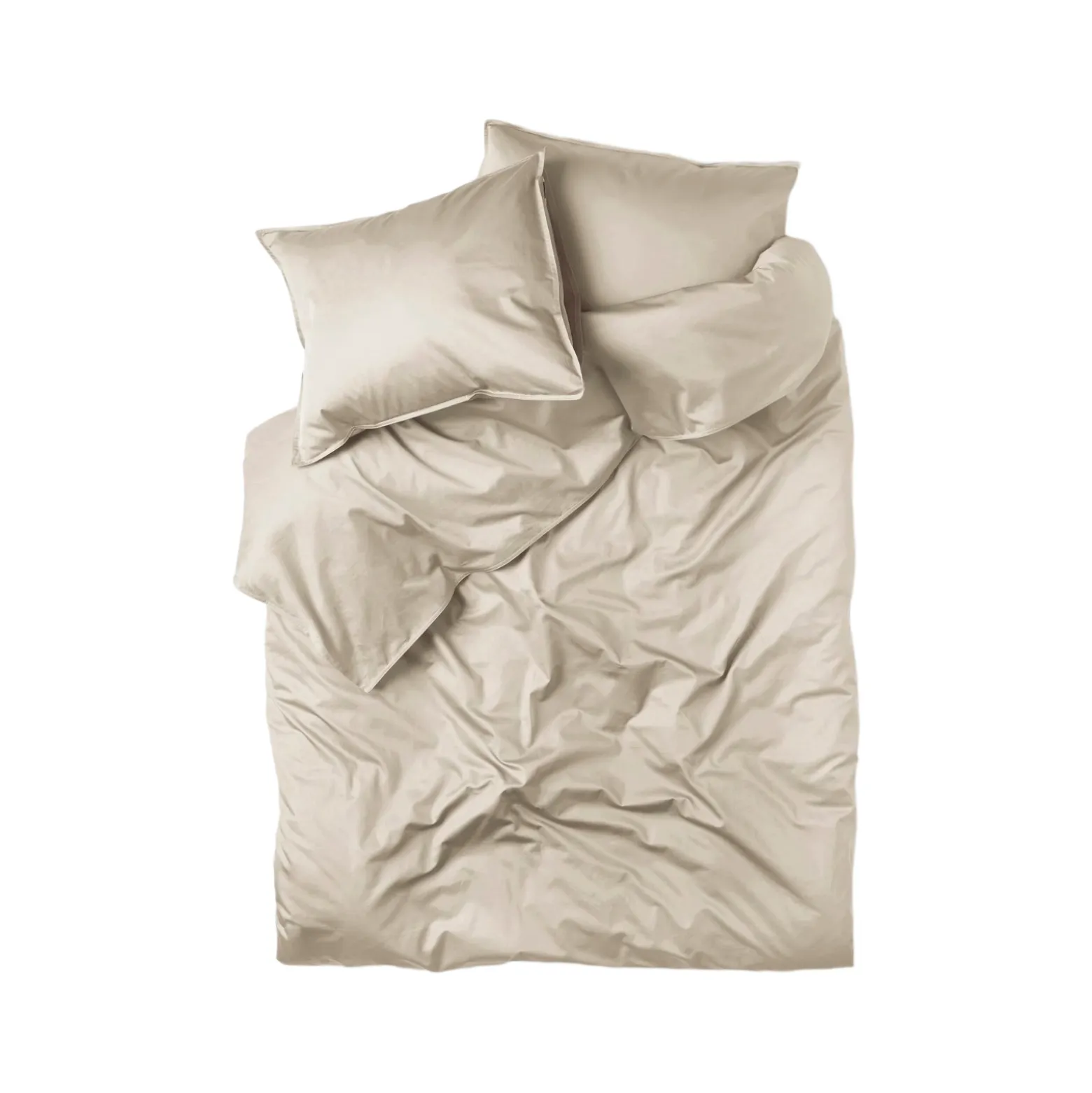 Bäddset Vide Satin 220x210cm Beige
