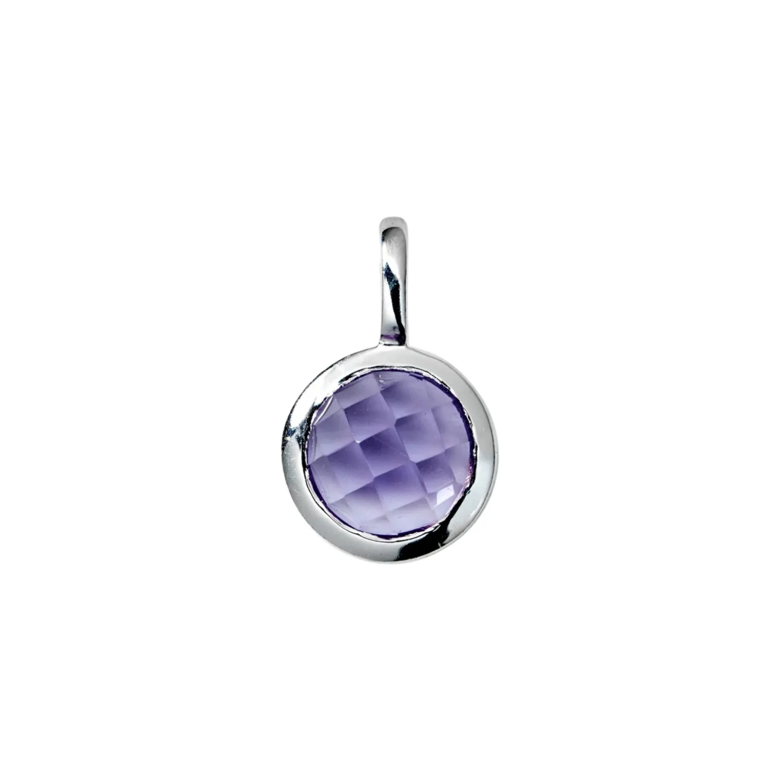 Berlock Beloved Månadssten Februari Silver