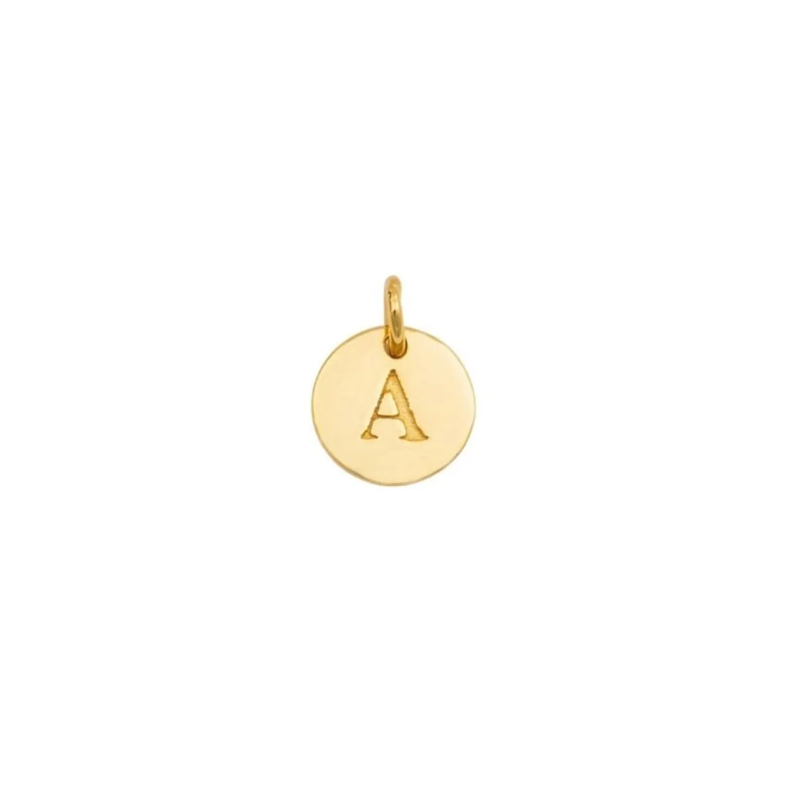 Berlock Mini Letter Guld A