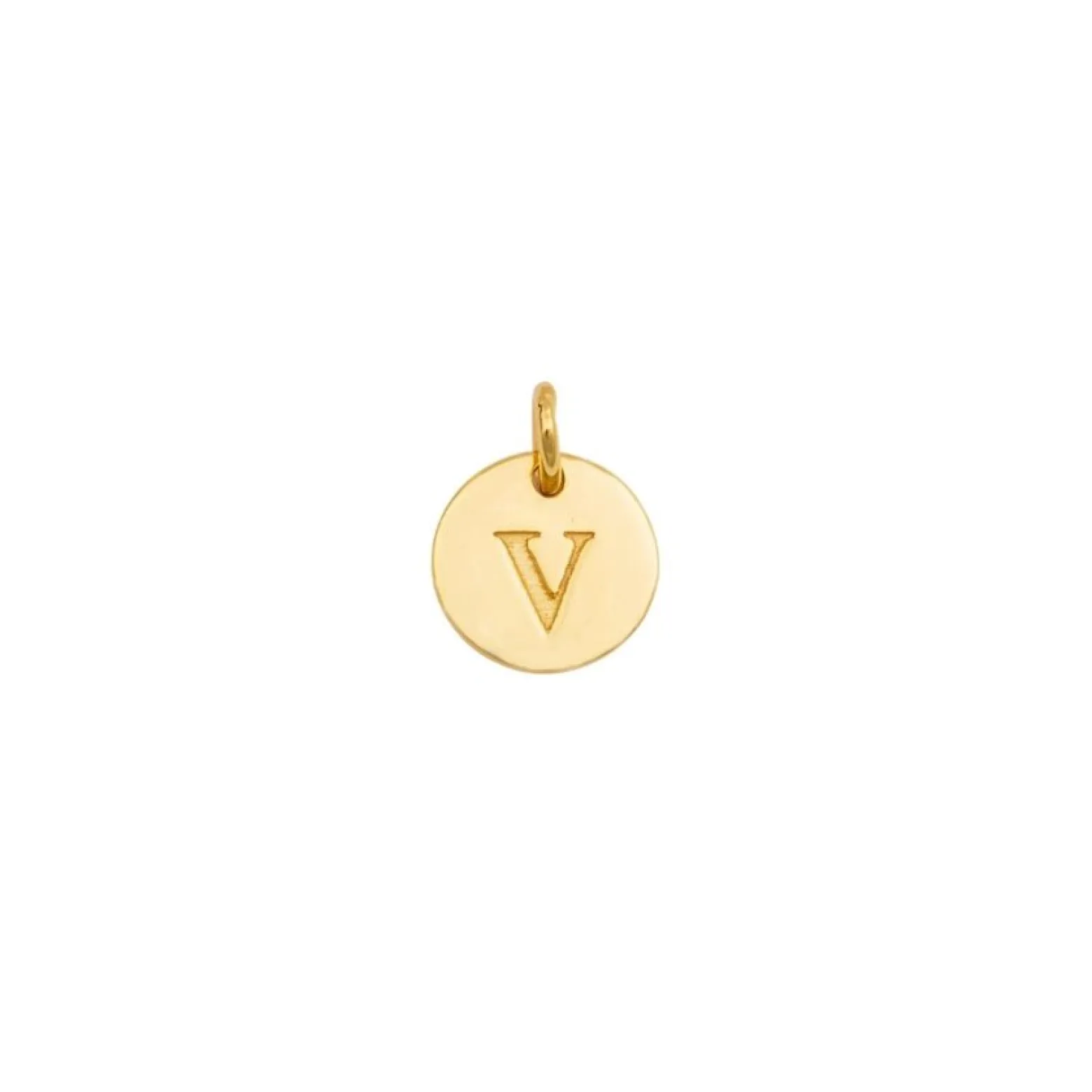 Berlock Mini Letter Guld V