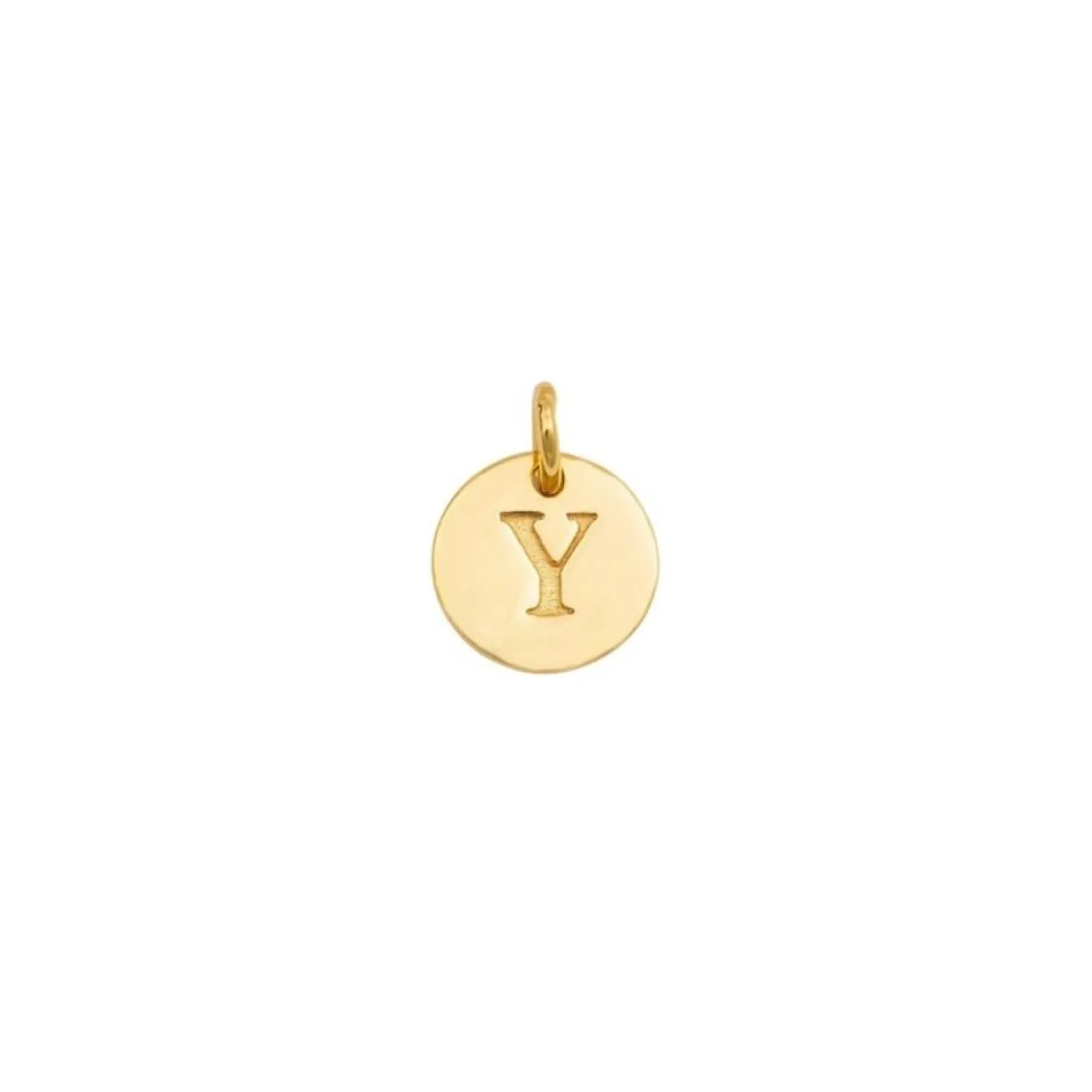 Berlock Mini Letter Guld Y