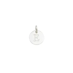 Berlock Mini Letter Silver E