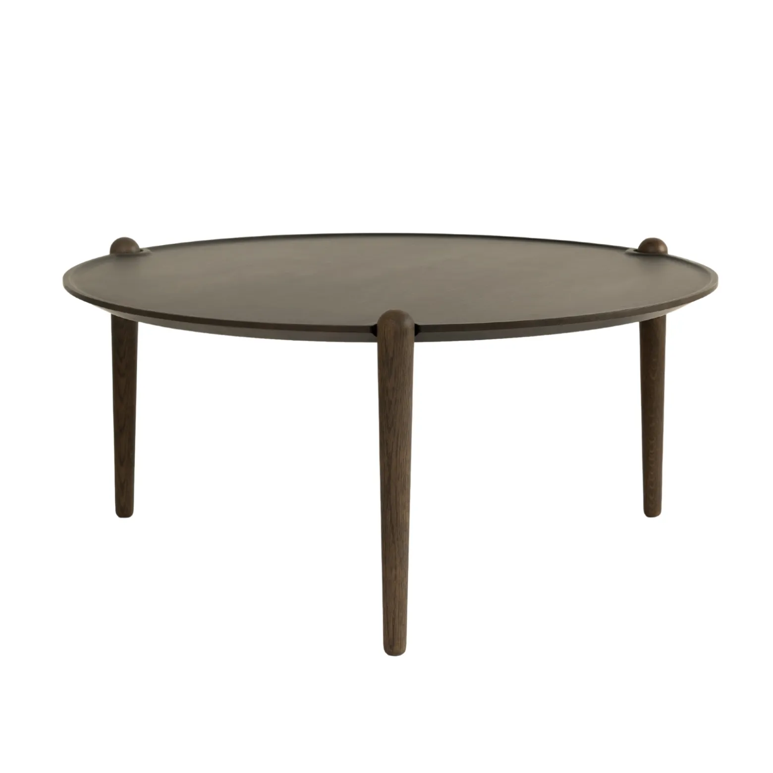 Bord Aria 90 cm Hög Mörk Ek