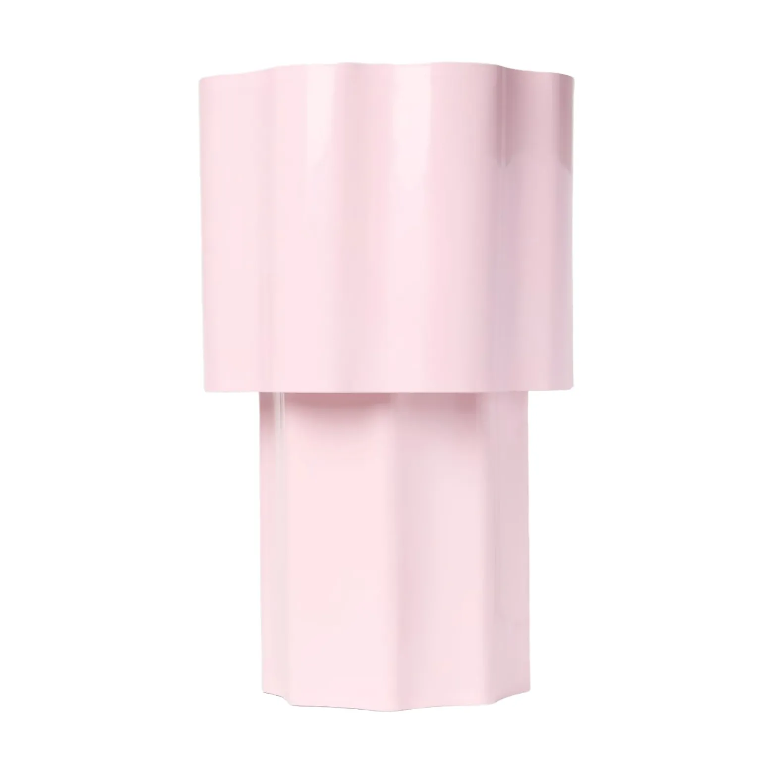 Bordslampa Wave 36cm Rosa