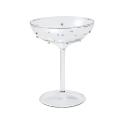 Champagneglas Spike Grön
