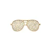 DRMZ Rhinestone Glasses Silver