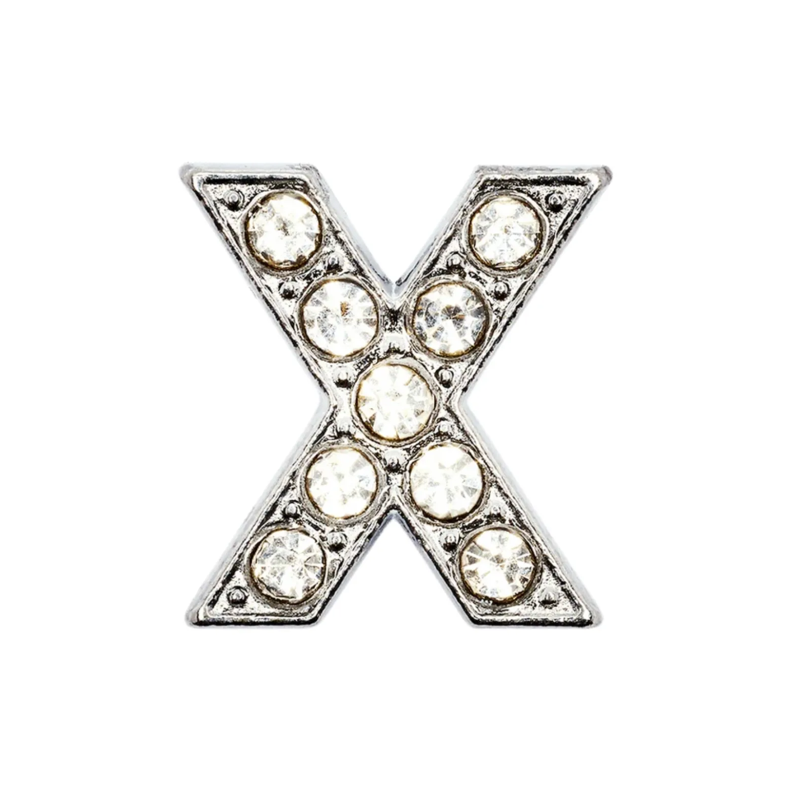 DRMZ X - Silver Rhinestone