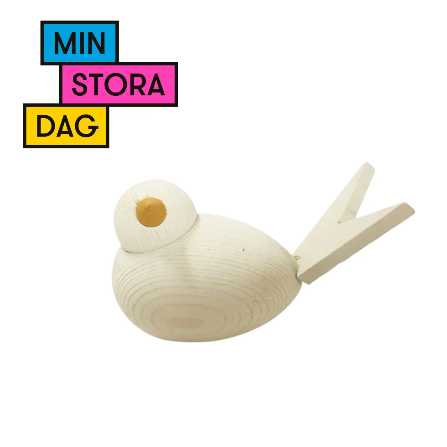 Fågel Trä vit