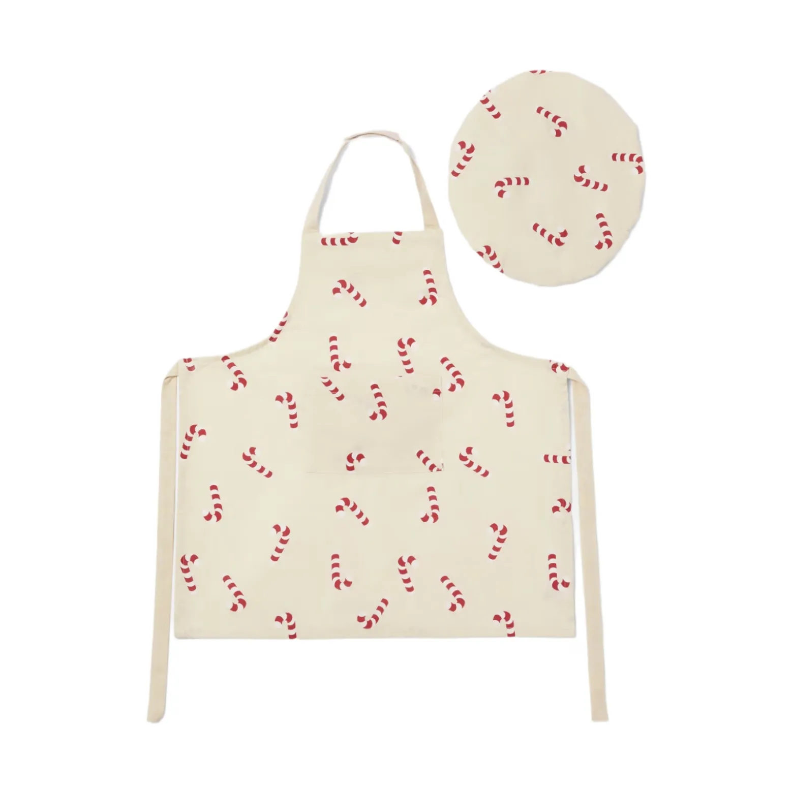 Förkläde/kockmösssa barn Polka cream