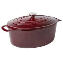 Gjutjärnsgryta Granberg oval 6L Burgundy