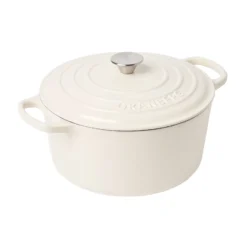 Gjutjärnsgryta Granberg rund 6,3L Creme