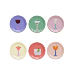 Glasunderlägg Cocktails 6-p
