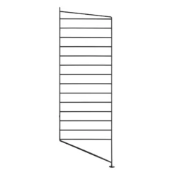 Golvgavel 85x30 1-p svart