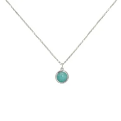 Halsband Dear Silver Turkos
