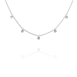 Halsband Knappkorall "multidrop" 40-45cm