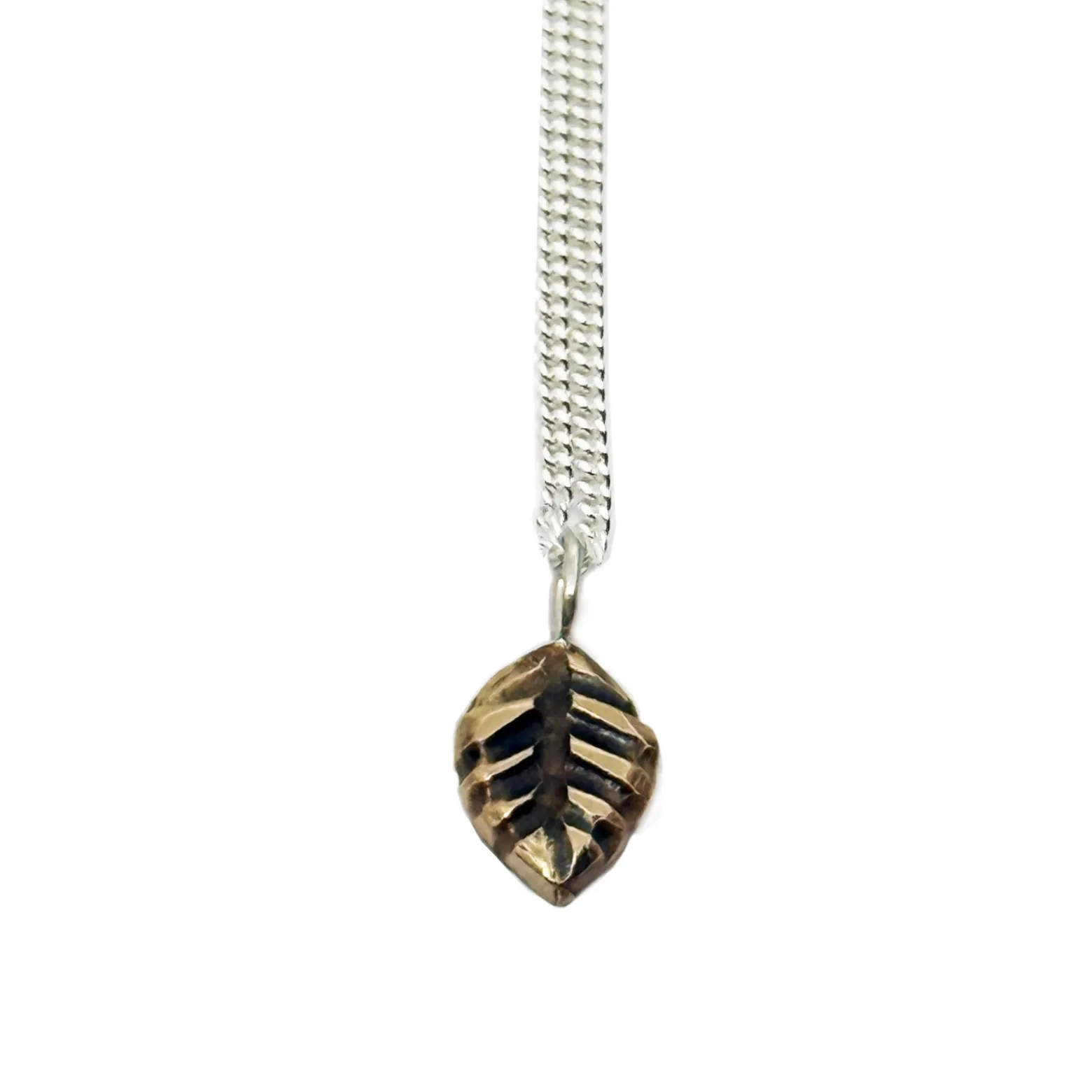 Halsband Leafy brons