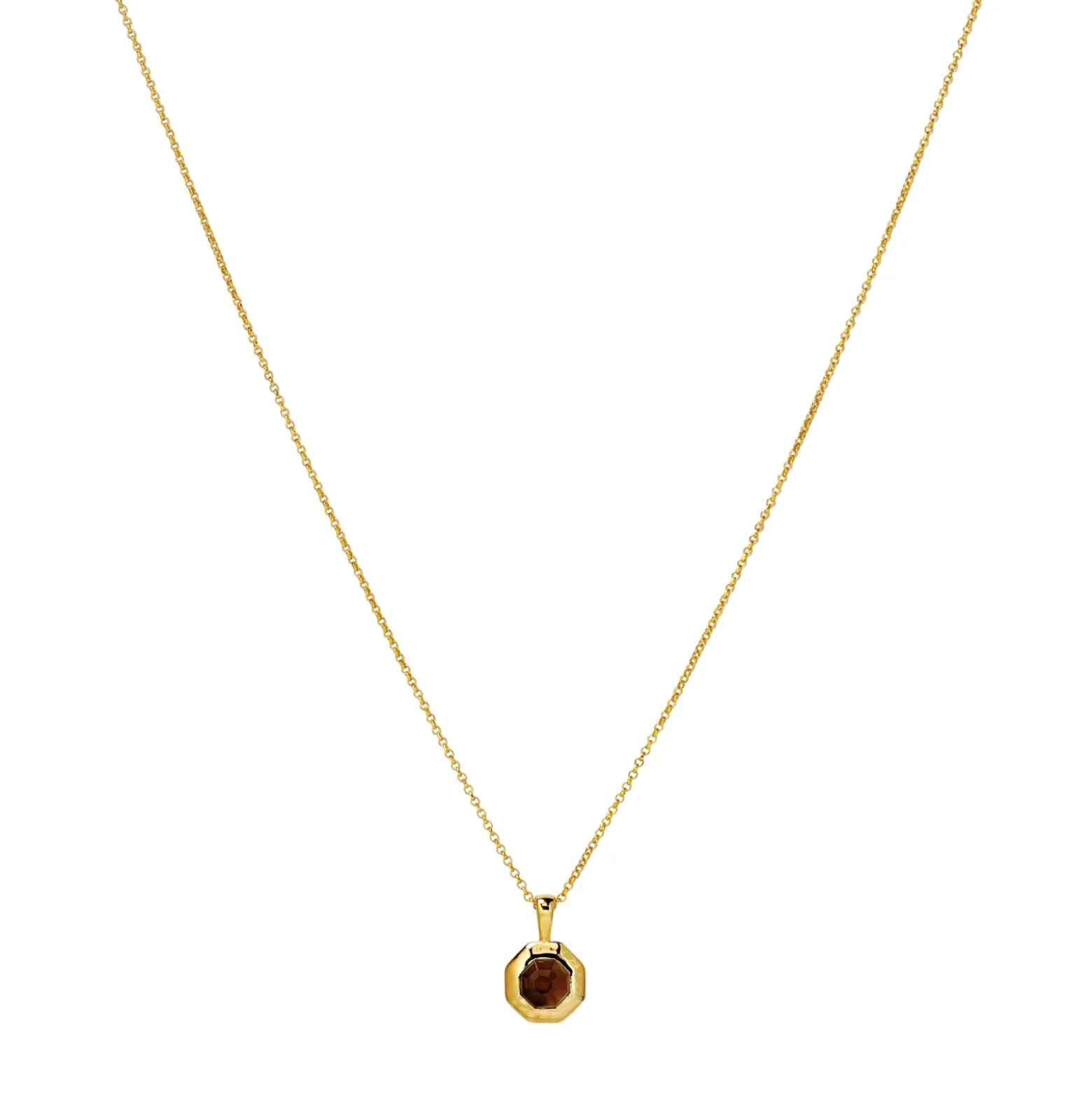 Halsband Octagon Guld