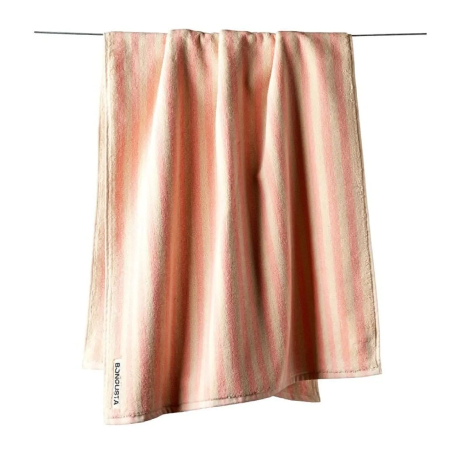 Handduk Naram 70 X 140 cm Rosa/Creme