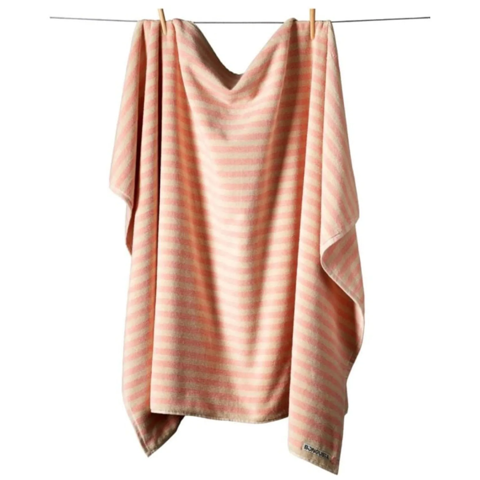 Handduk Naram 100 X 150 cm Rosa/Creme
