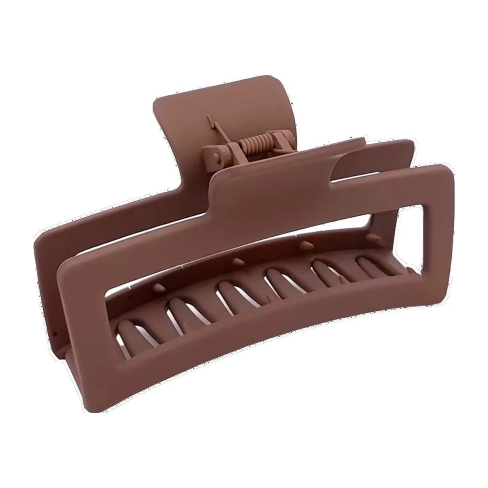 Hårklämma Belle Large 13 cm Choklad