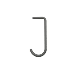 J-krok 5p puverackerat stål Mörkgrå