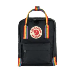 Kånken Mini Rainbow Black-Rainbow