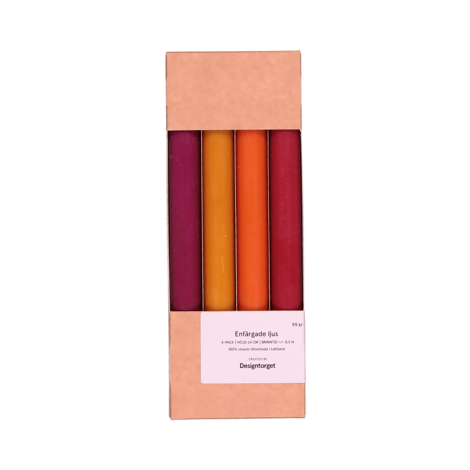 Kronljus 4-pack 24cm Multi