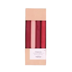Kronljus 4 pack 24cm Multi Röd