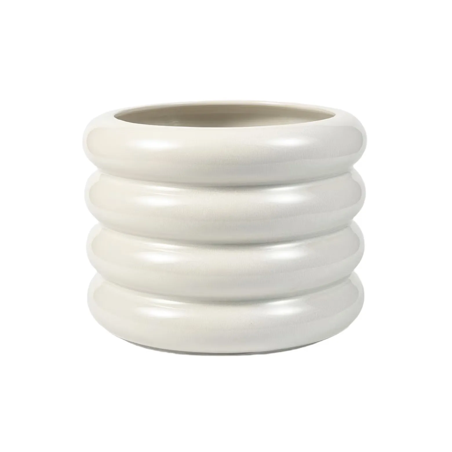 Kruka Wave 14 cm Beige