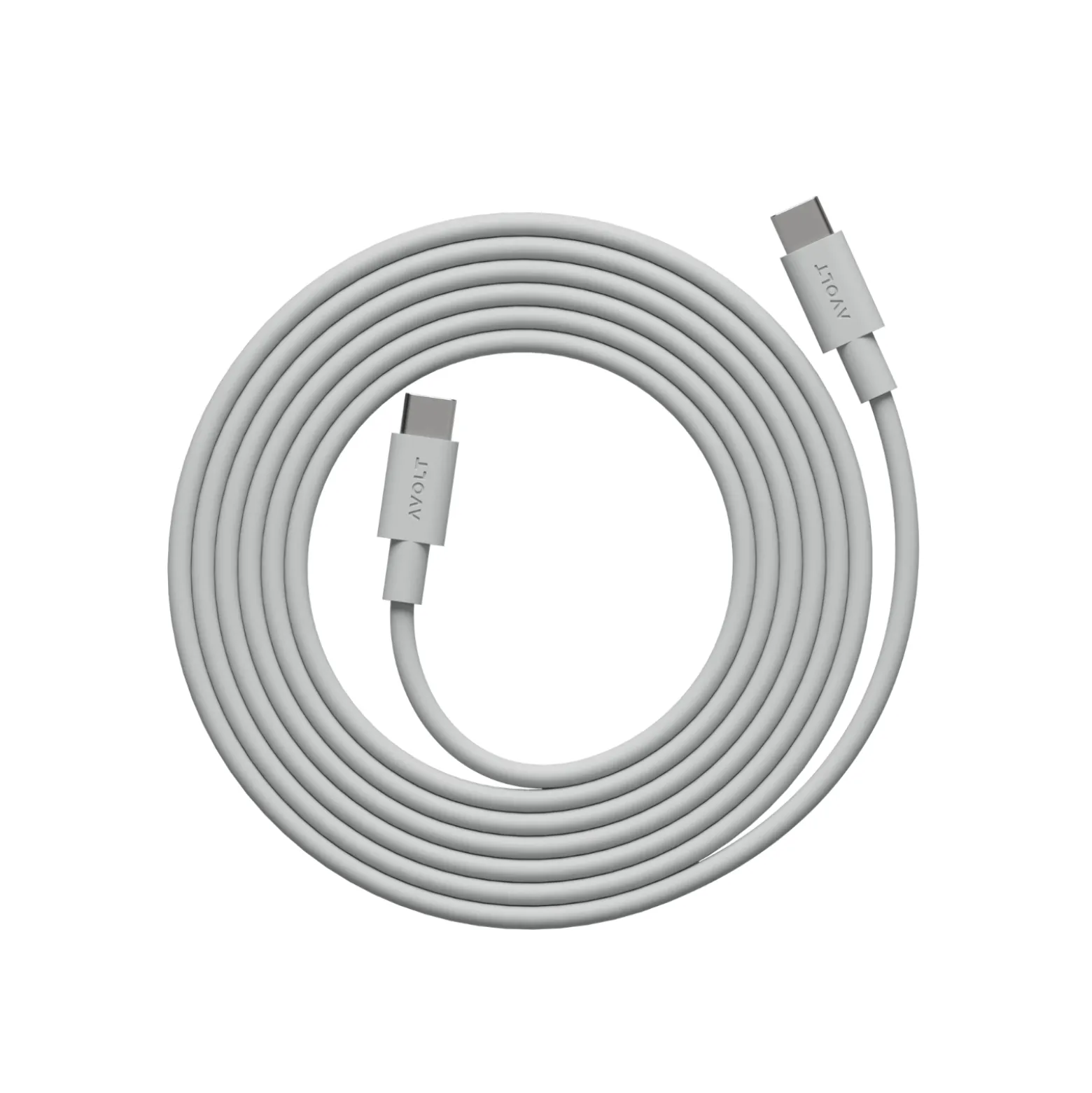 Laddsladd Avolt USB-C 2m Gotland Gray