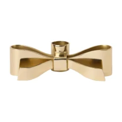 Ljusstake Bow låg Guld