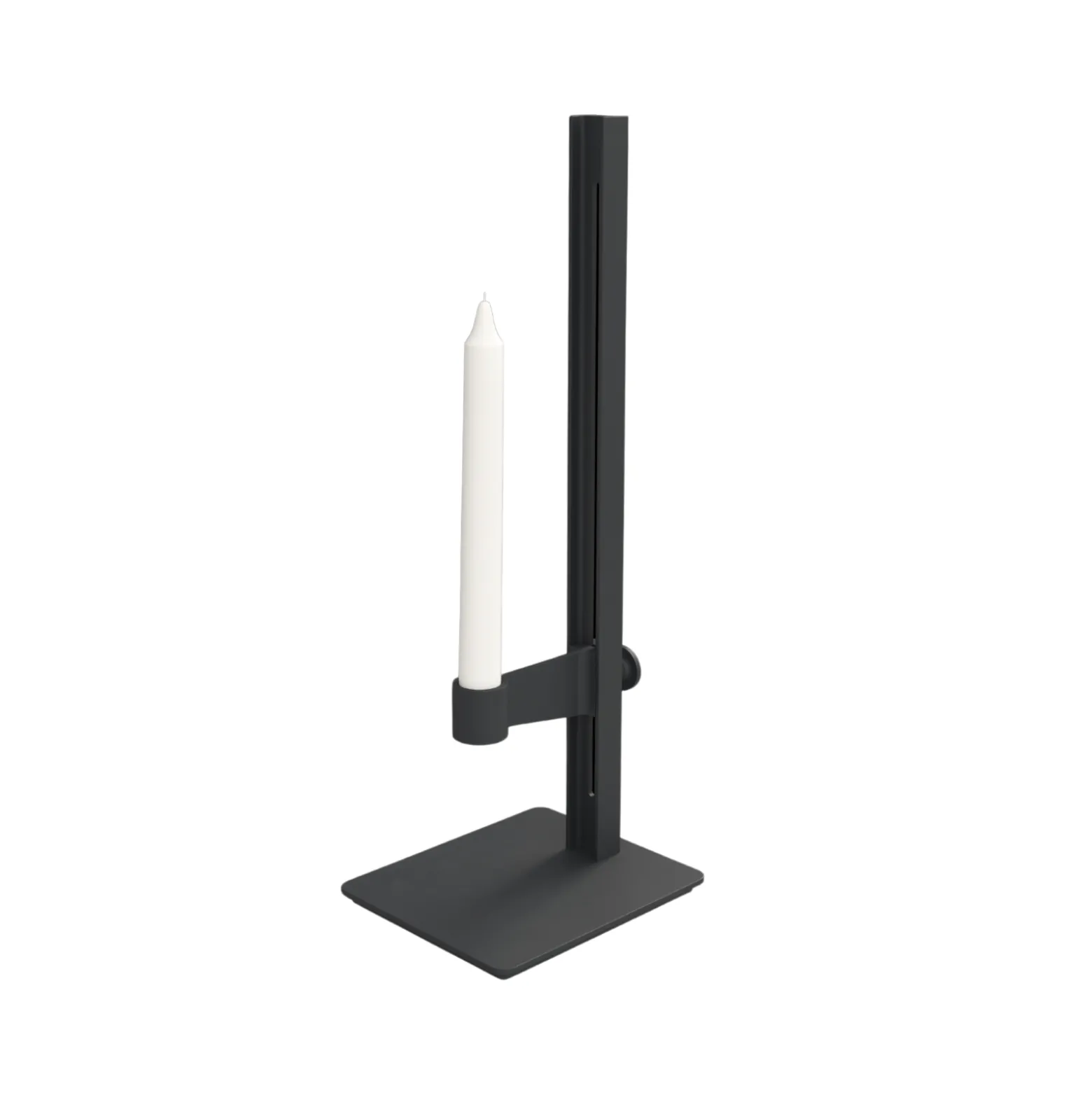 Ljusstake Museum 40x15x13cm Svart