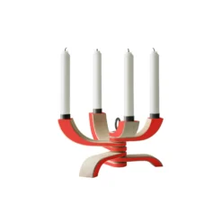 Ljusstake Nordic Light 4 Röd