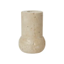 Ljusstake Travertine S Beige