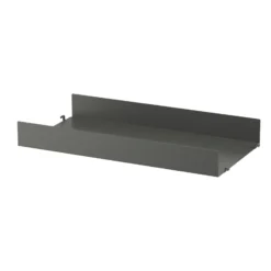 Metallhyllplan hög 58x30 Mörkgrå