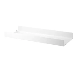 Metallhyllplan Hög 78x30 vit