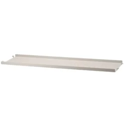 Metallhyllplan Låg 78x20 beige