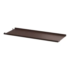 Metallhyllplan Låg 78x30 Mörkbrun