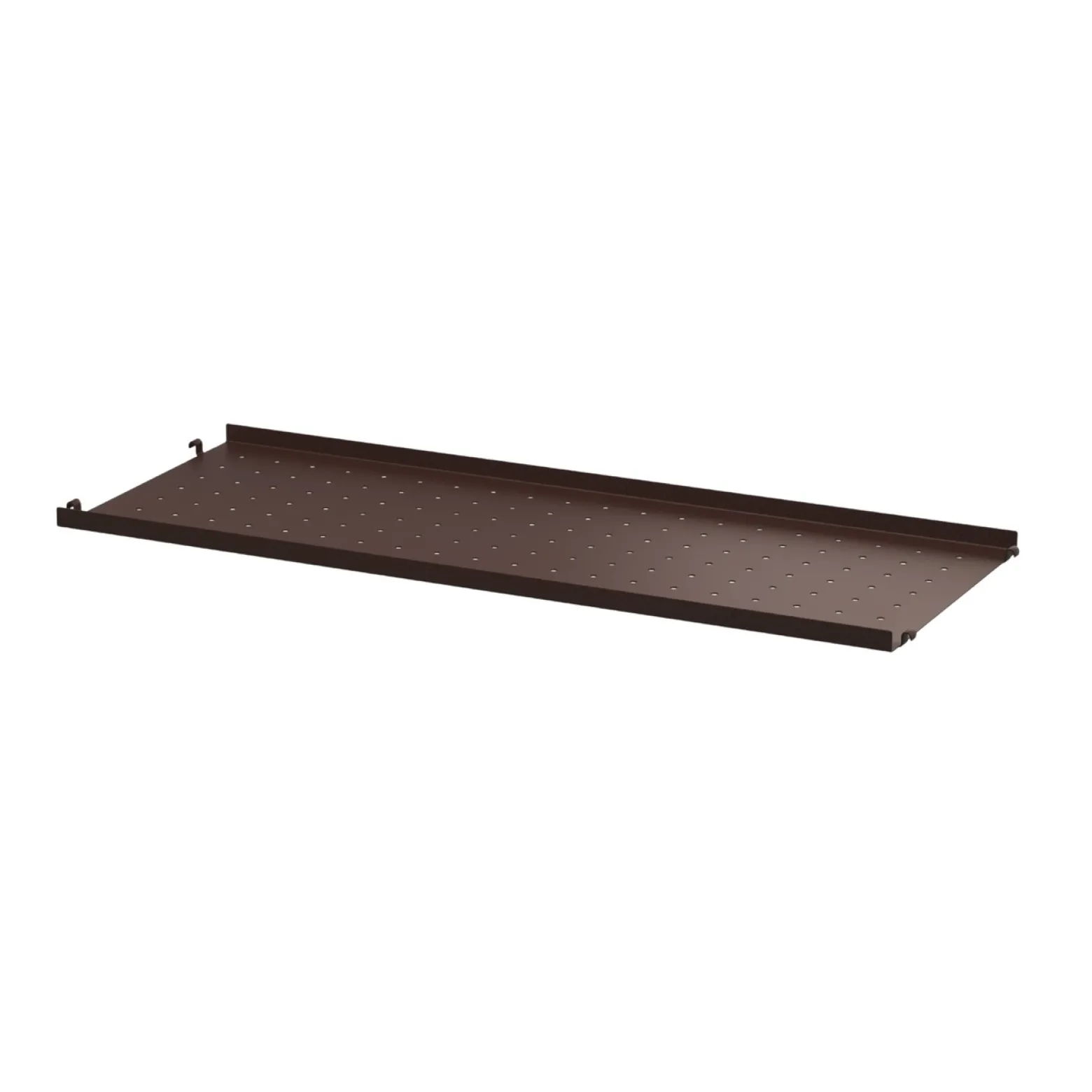 Metallhyllplan Låg 78x30 Mörkbrun