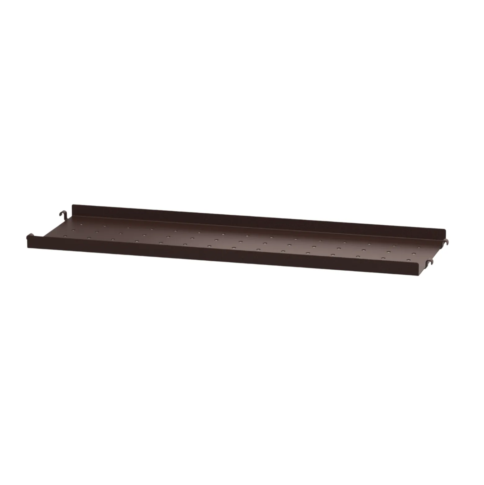 Metallhyllplan Låg 58x20 Mörkbrun