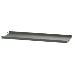 Metallhyllplan låg 58x20 Mörkgrå