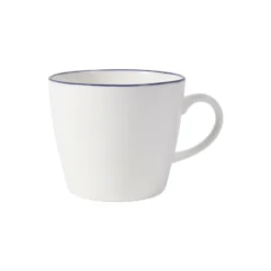 Mugg Parisa 3 dl vit/blå