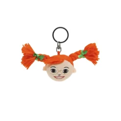 Nyckelring Huvud Pippi